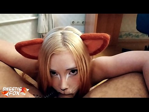 ❤️ Kitsune nqos dick thiab cum hauv nws lub qhov ncauj ❌ porno ntawm peb ☑
